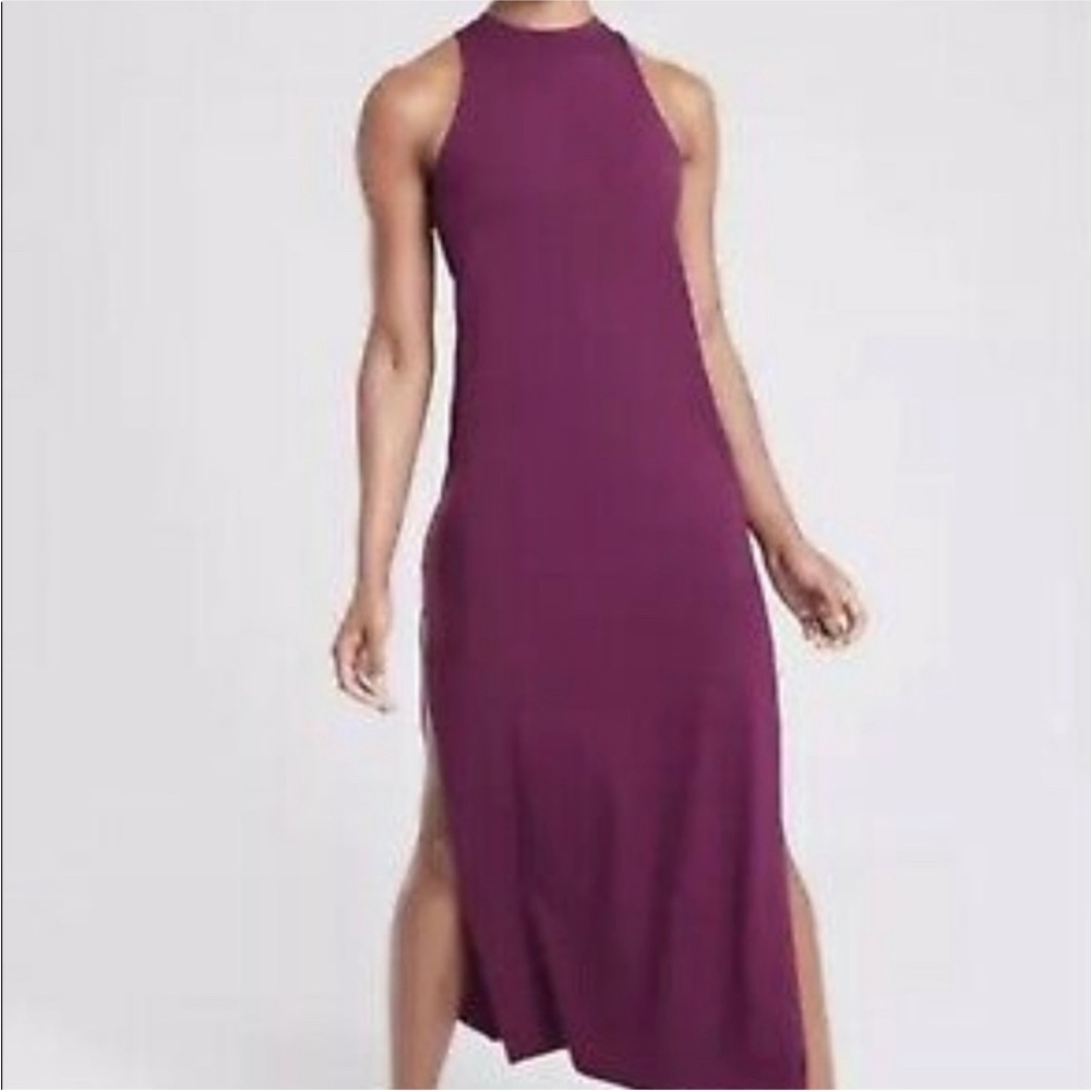 New! Athleta Destination Maxi Dress in Velvet Plum Size Small